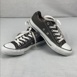 Women’s gray and pink converse sneakers
